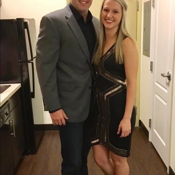 Stunning beaded bodycon dress - Picture 1 of 3